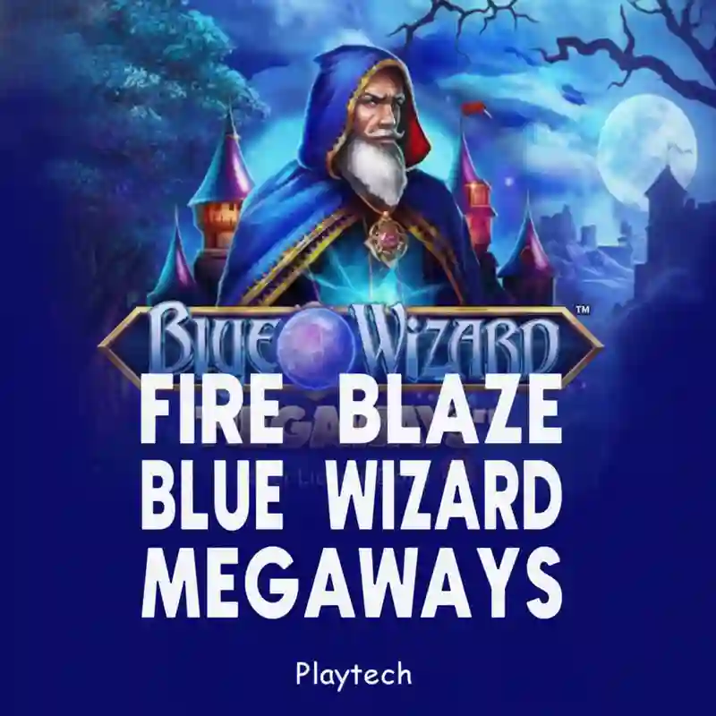Fire Blaze Blue Wizard